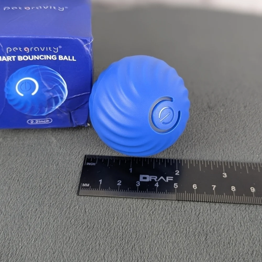 Blue Smart Bouncing Ball for Small Pets